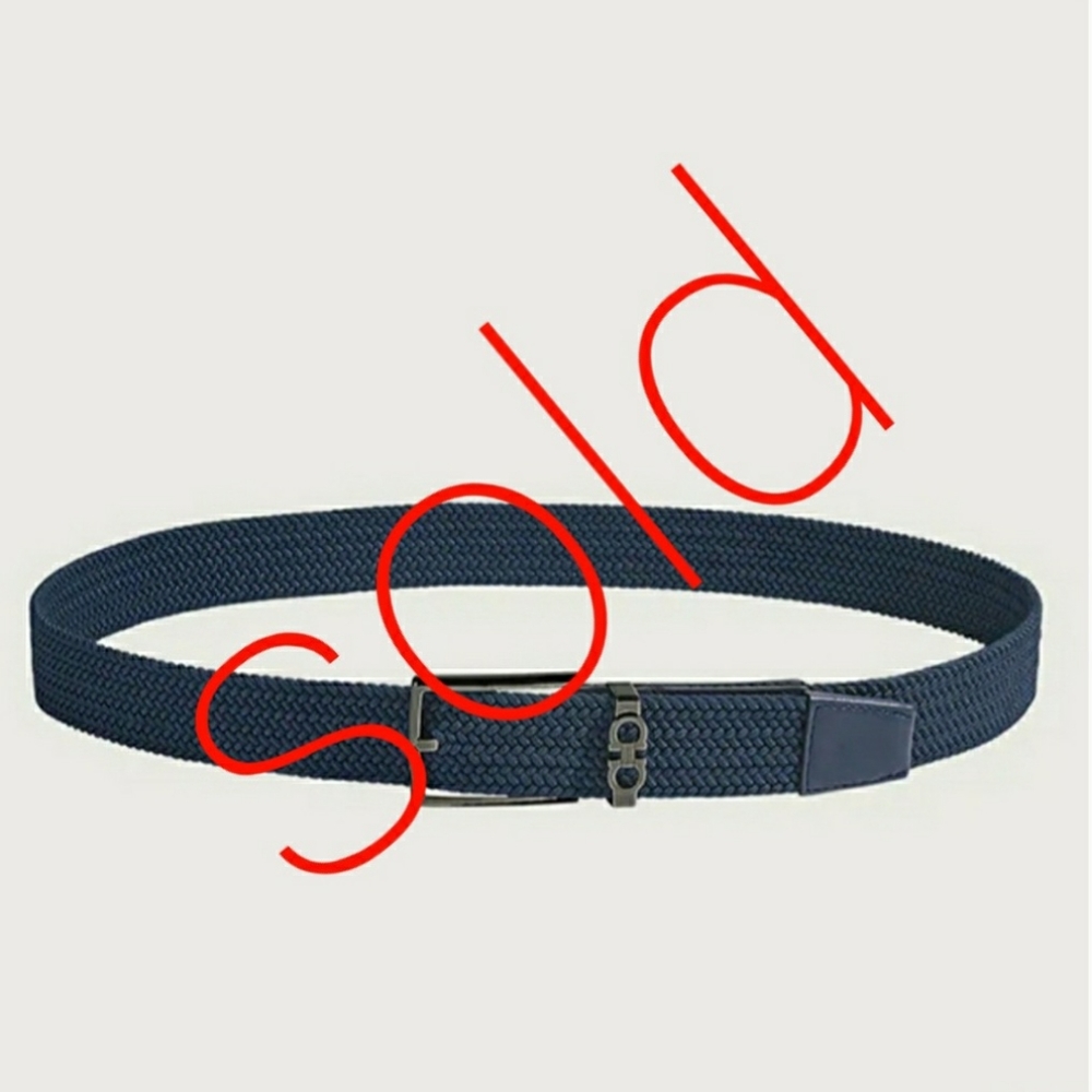 Salvatore Ferragamo Belt (NWT) - Navy Blue